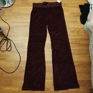 Aeropostale burgundy sweatpants